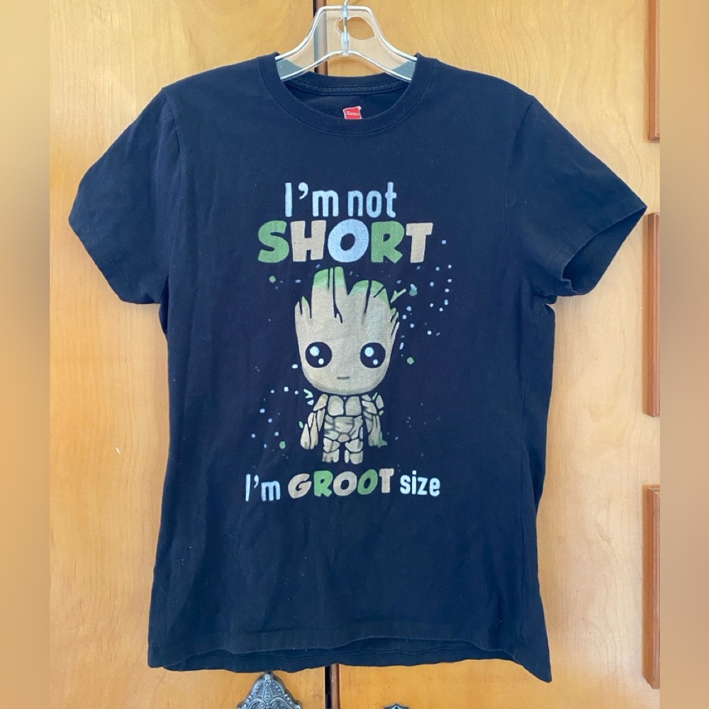 Guardians of the Galaxy Baby Groot Black Shirt